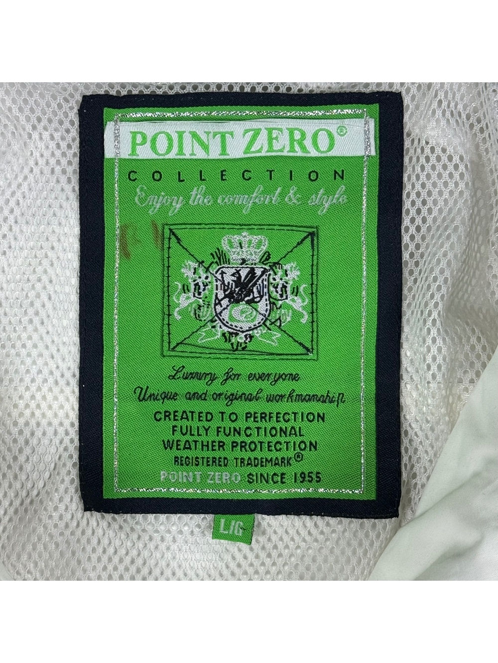 Point Zero White Racing Style Jacket L - Picture 7 of 11